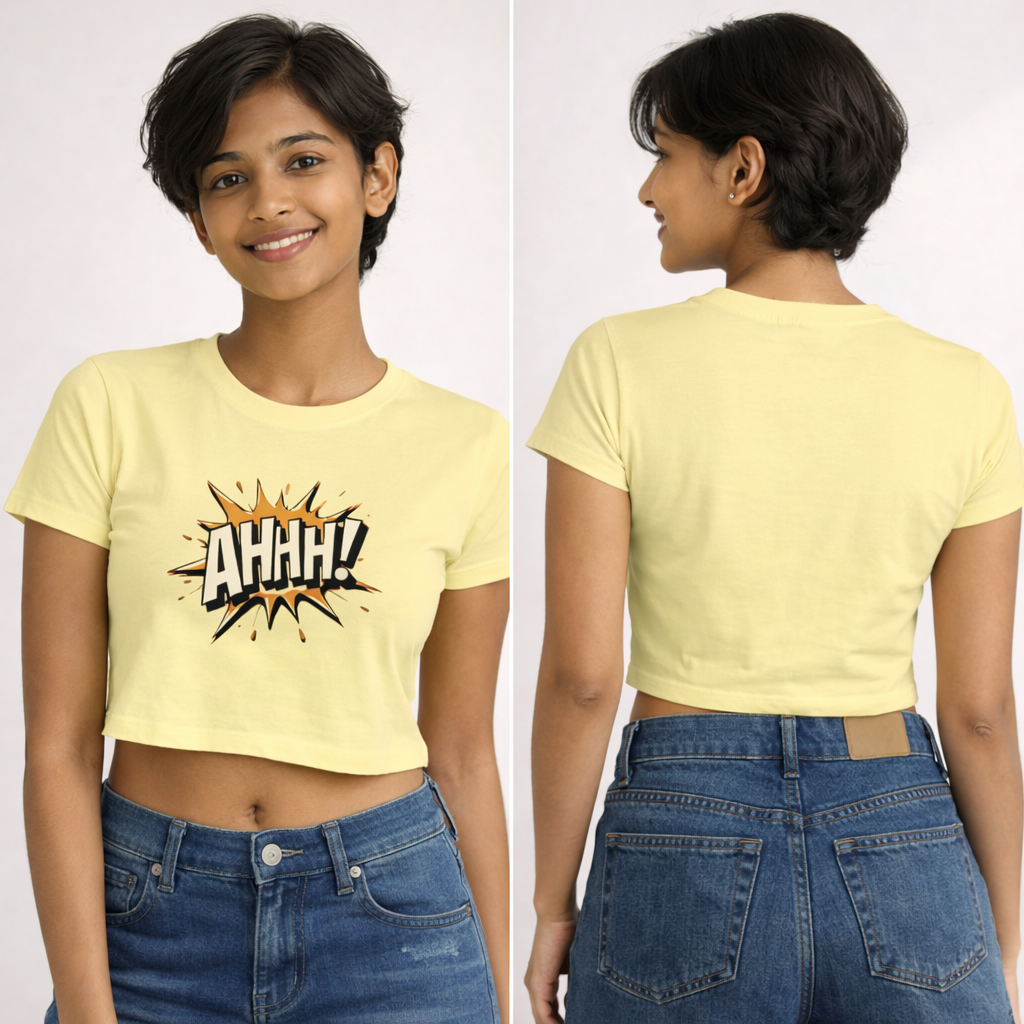 AHHH! Pop Chaos Crop Top
