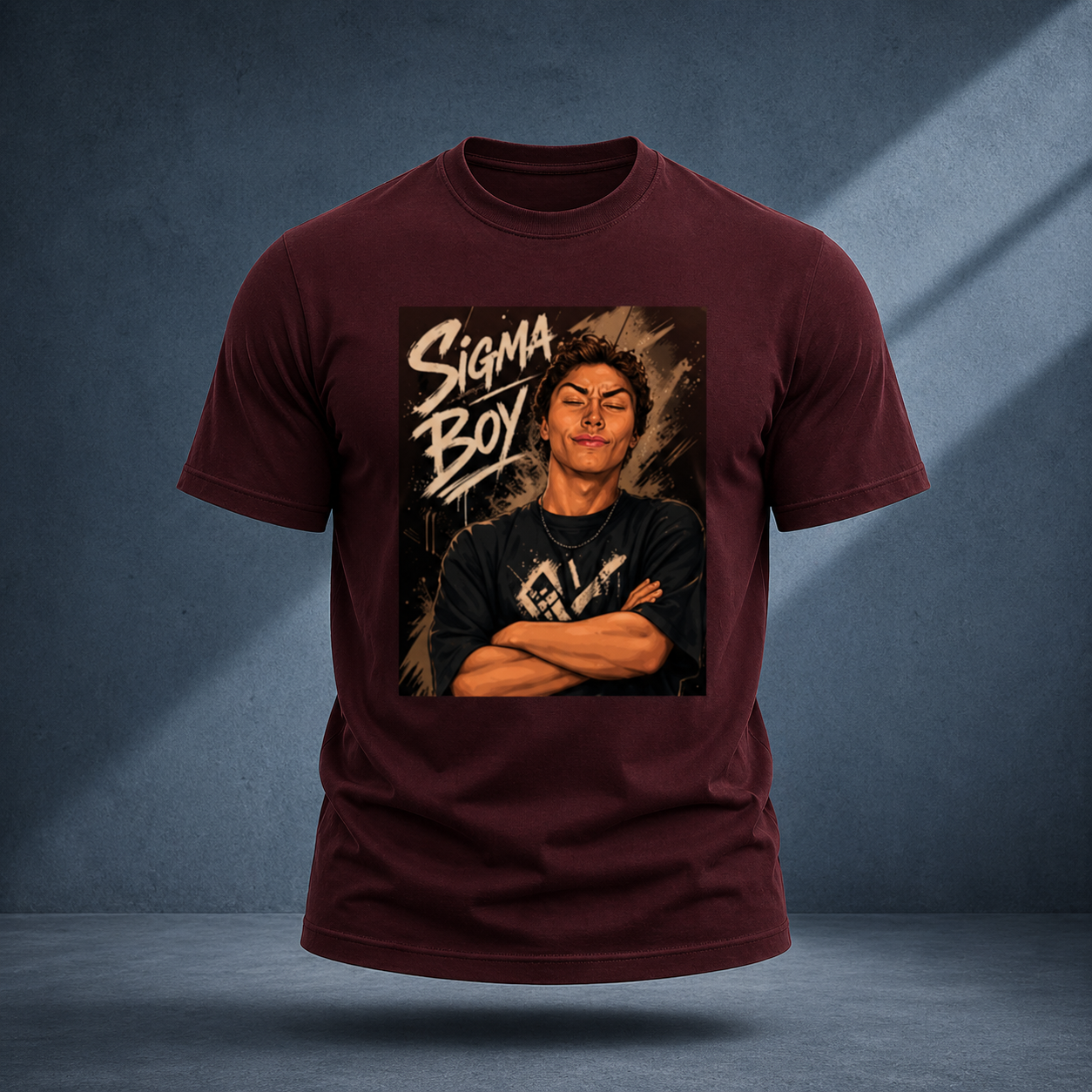 Sigma Boy Classic Crew Tee – Everyday Essential (100% Cotton, 180 GSM)