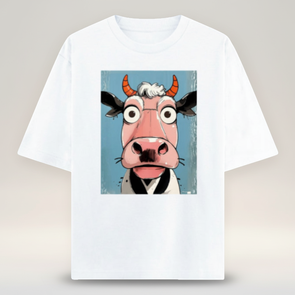 Udder Chaos Oversized Tee 🐮🔥