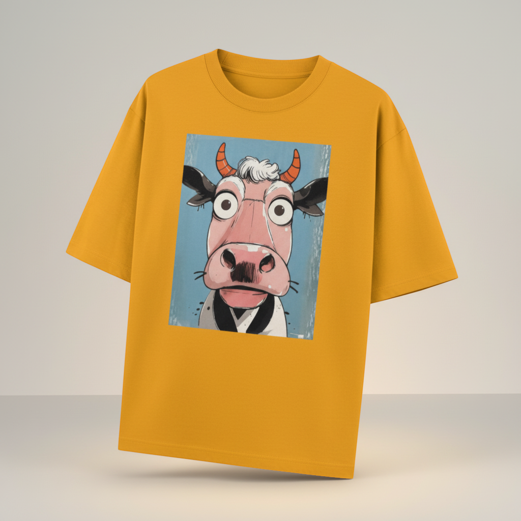 Udder Chaos Oversized Tee 🐮🔥