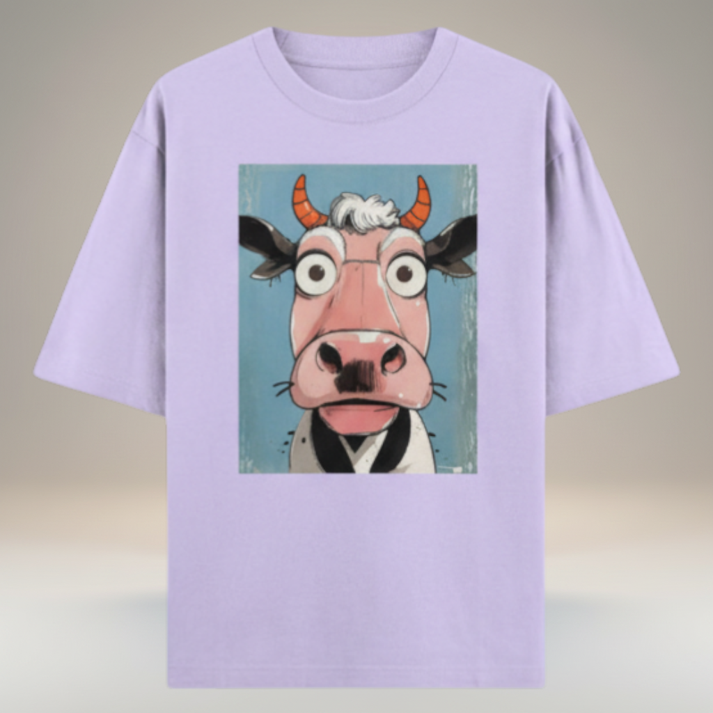 Udder Chaos Oversized Tee 🐮🔥