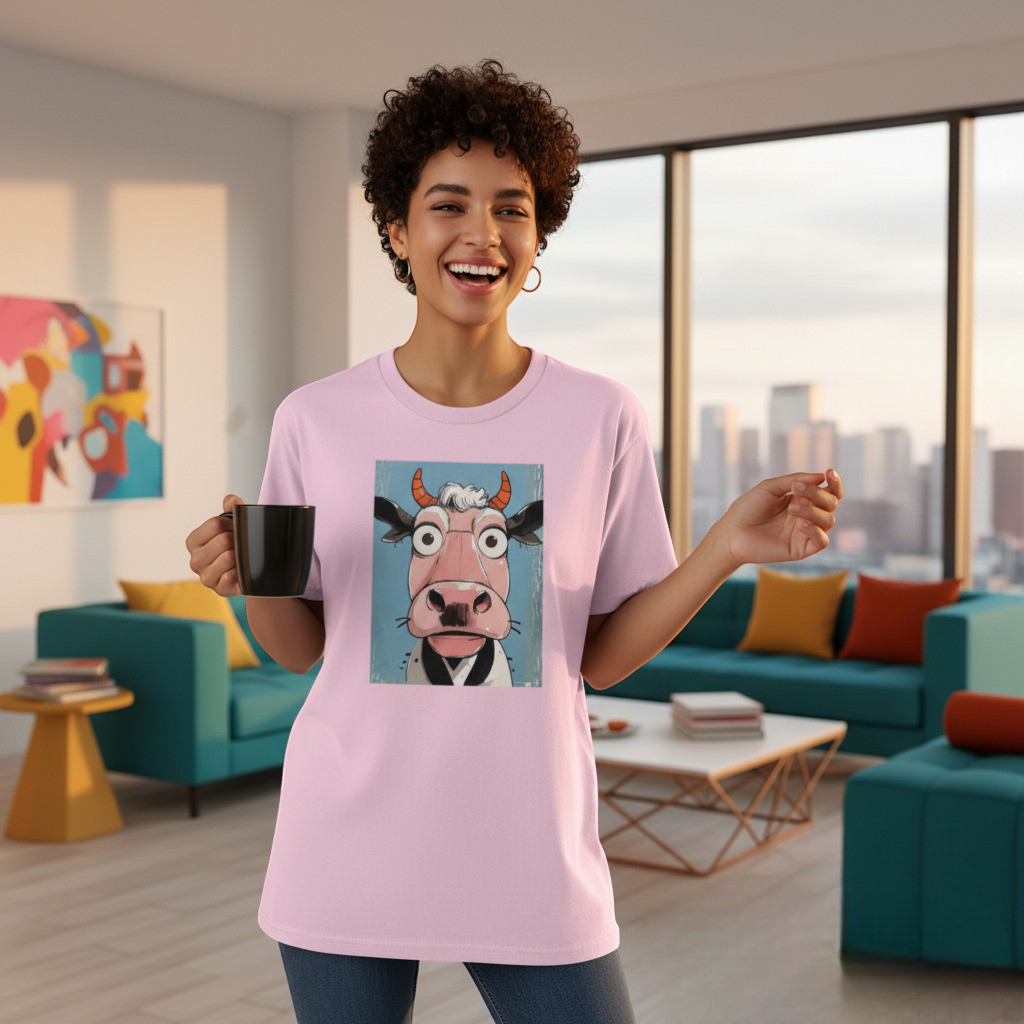 Udder Chaos Oversized Tee 🐮🔥