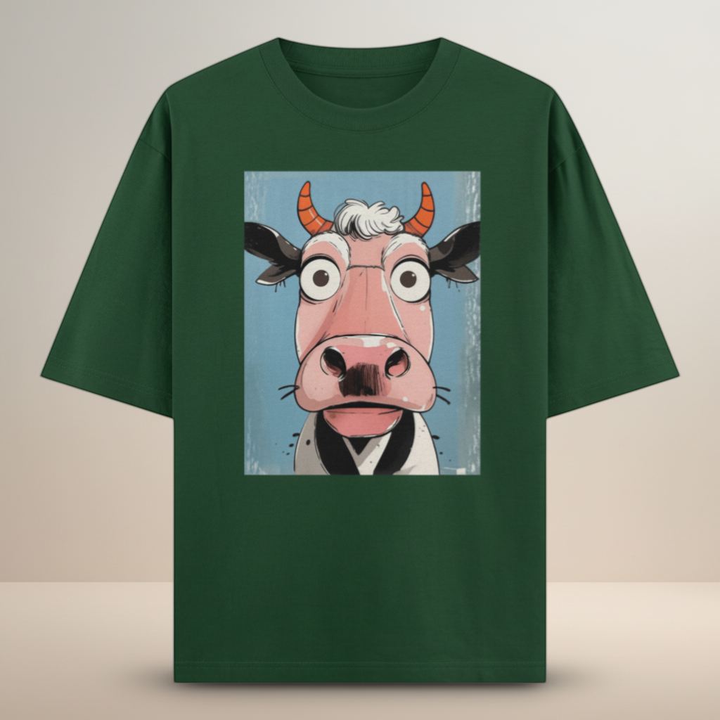 Udder Chaos Oversized Tee 🐮🔥
