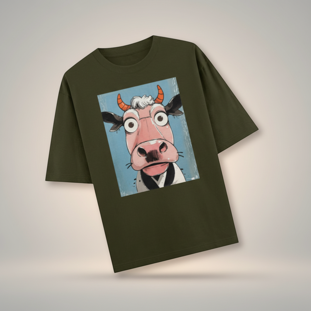 Udder Chaos Oversized Tee 🐮🔥
