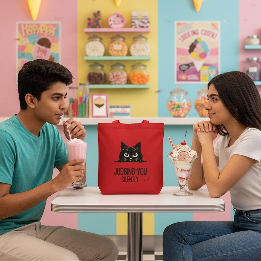 Judging You Silently Tote 😼🖤