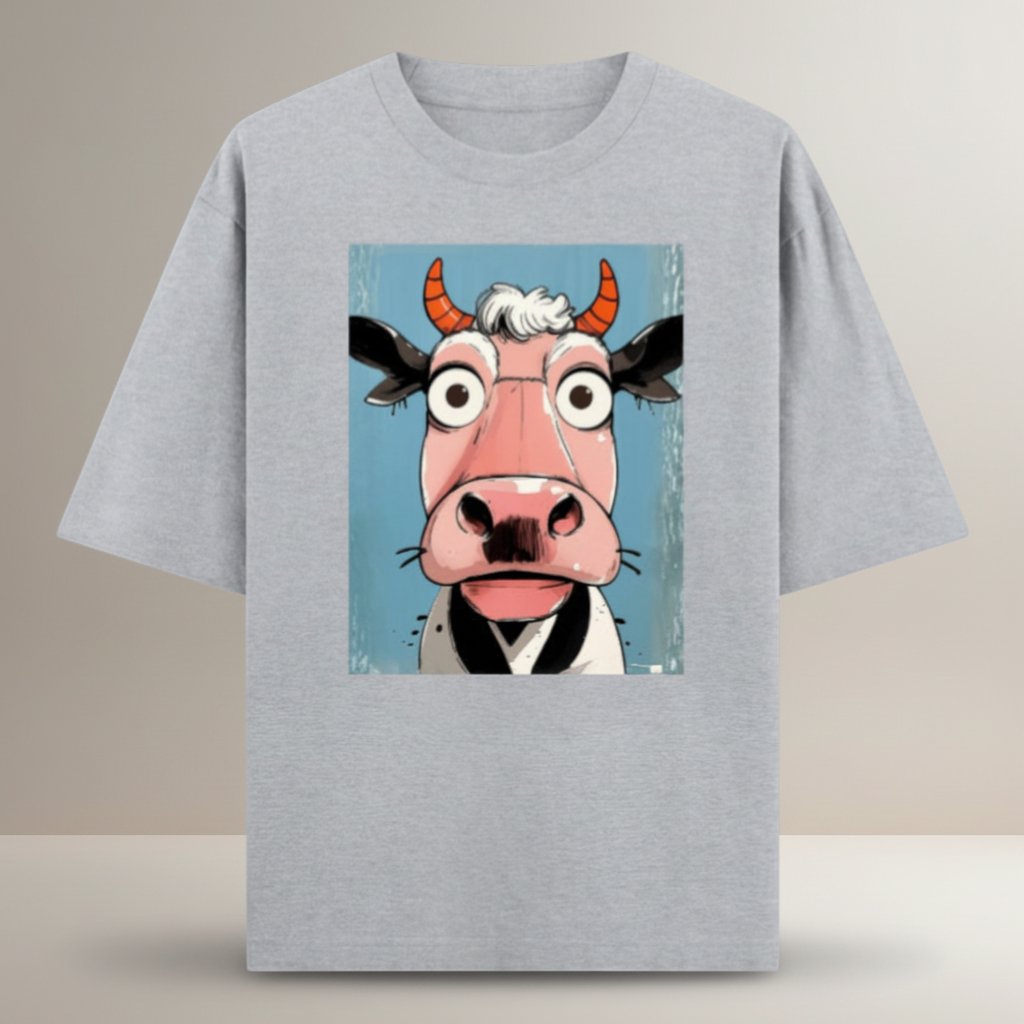 Udder Chaos Oversized Tee 🐮🔥