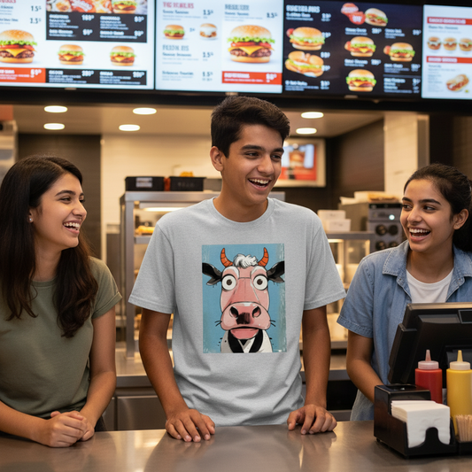 Udder Chaos Oversized Tee 🐮🔥