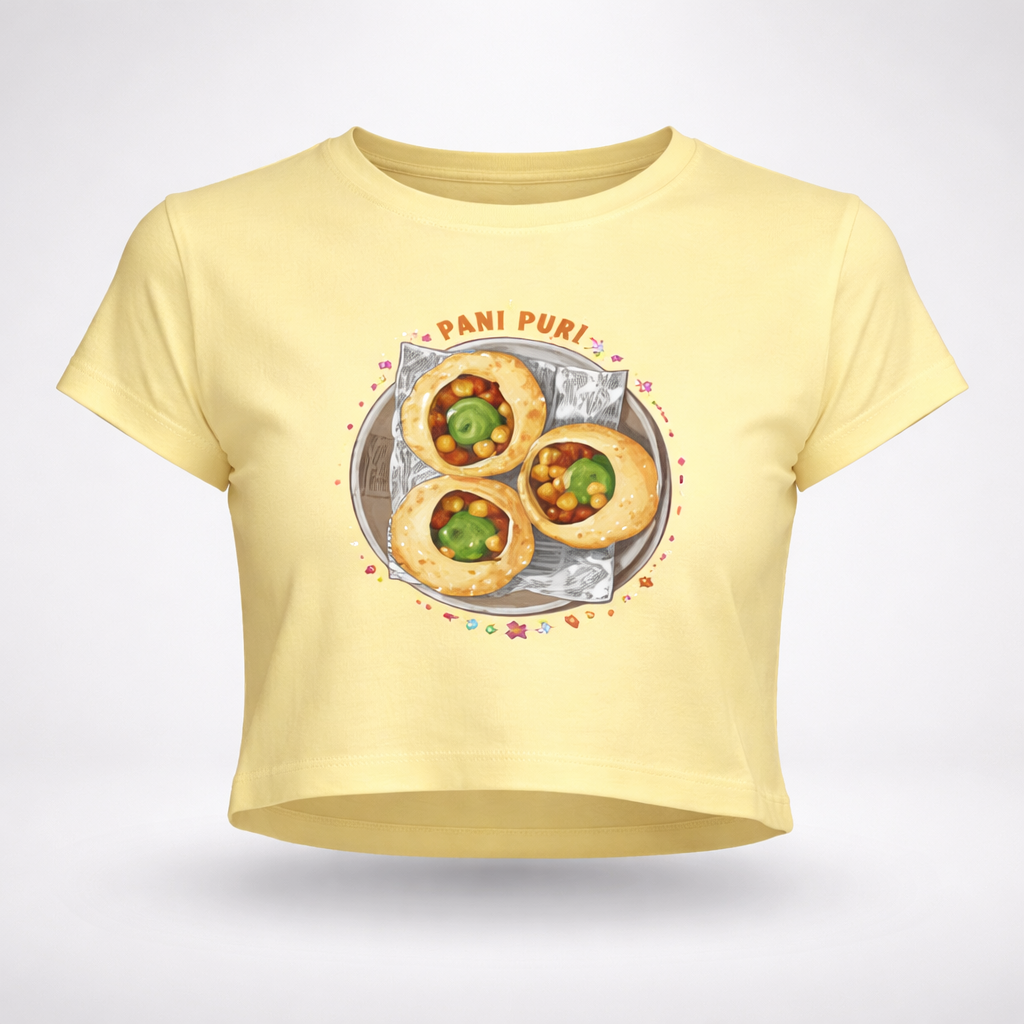 Pani Puri Vibes Crop Top 🌶️✨