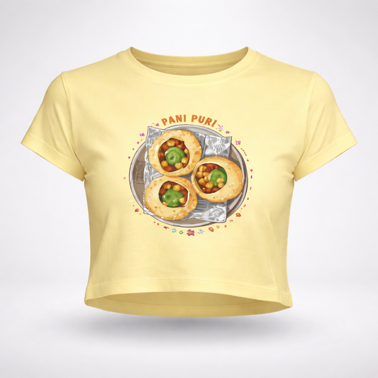 Pani Puri Vibes Crop Top 🌶️✨