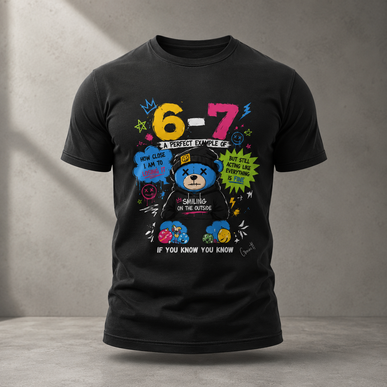 Emotionally 6-7 Oversized T-Shirt