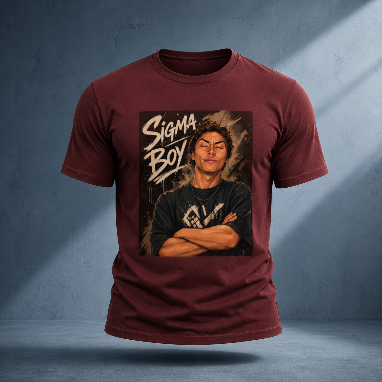 Sigma Boy Classic Crew Tee – Everyday Essential (100% Cotton, 180 GSM)