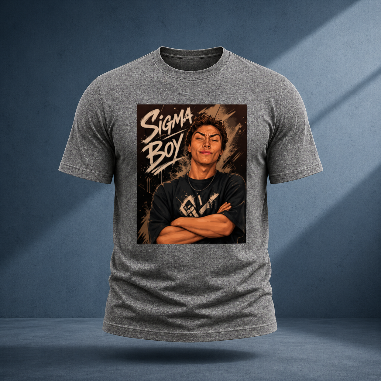 Sigma Boy Classic Crew Tee – Everyday Essential (100% Cotton, 180 GSM)