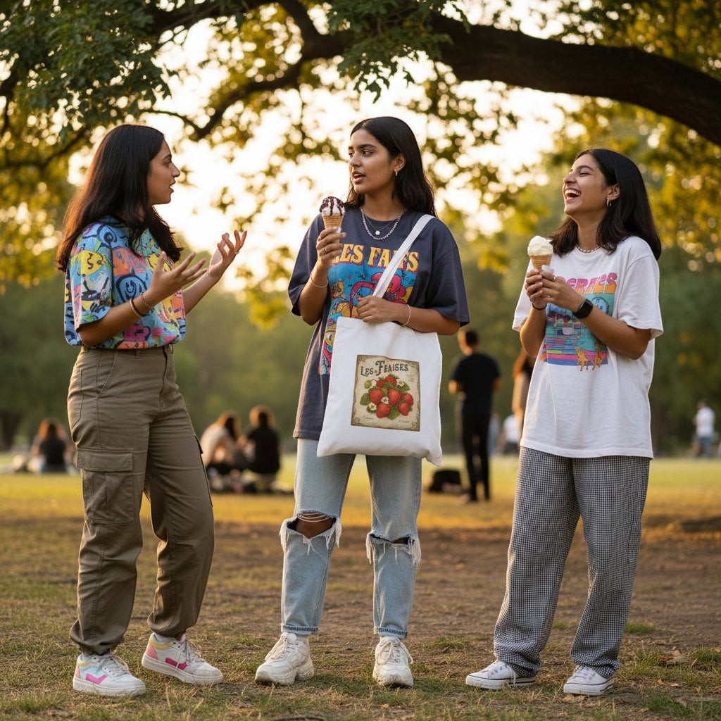 Les Fraises Vintage Strawberry Tote 🍓✨
