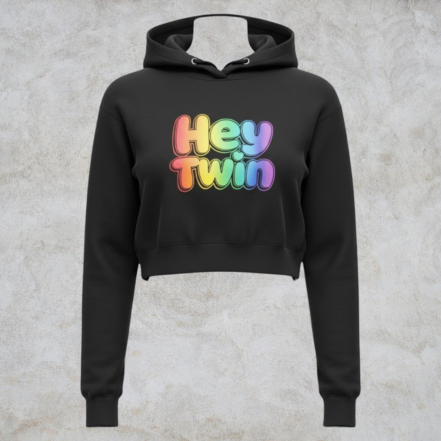 Twin Energy Female Cropped Hoodie ✨