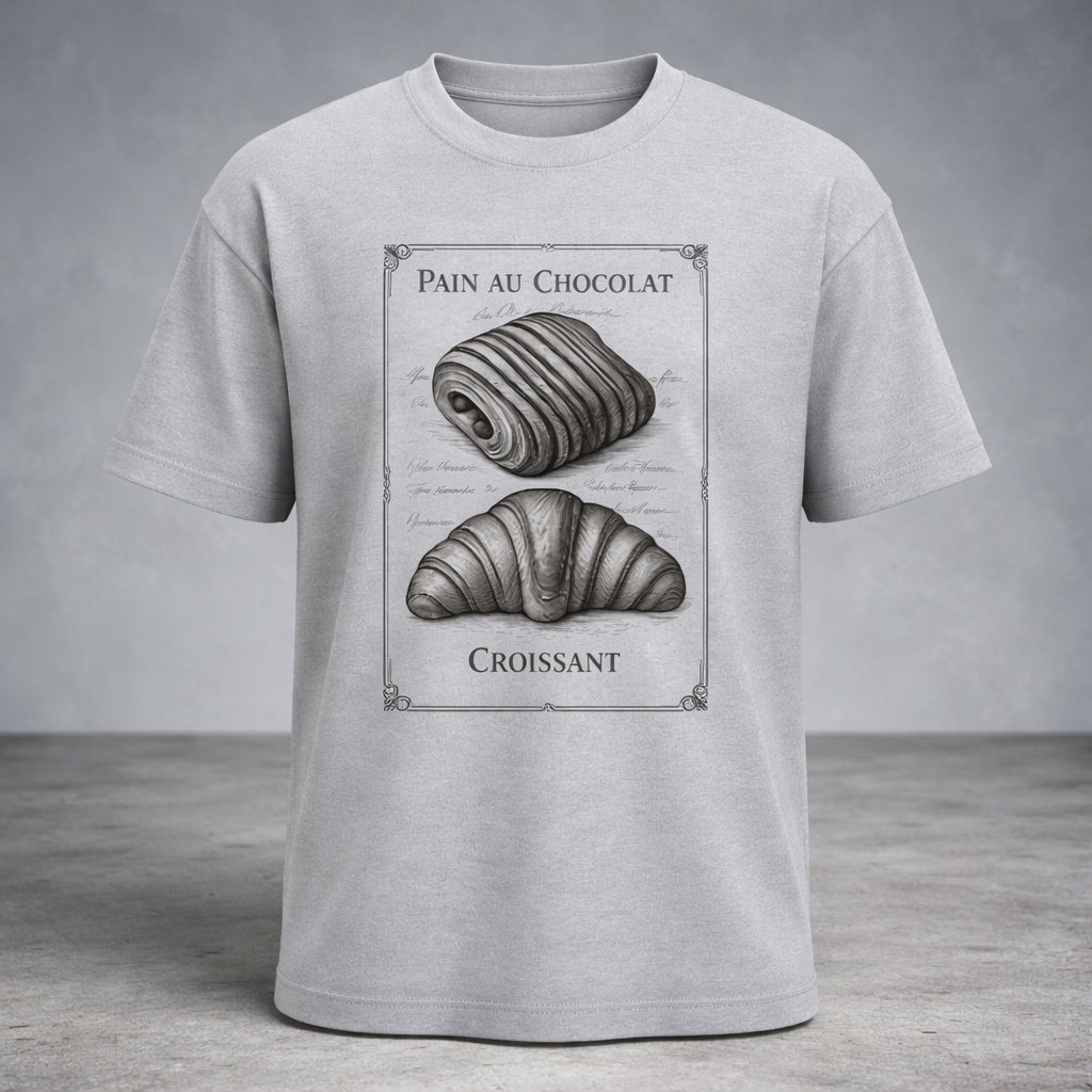 Paris Café Aesthetic Oversized Tee