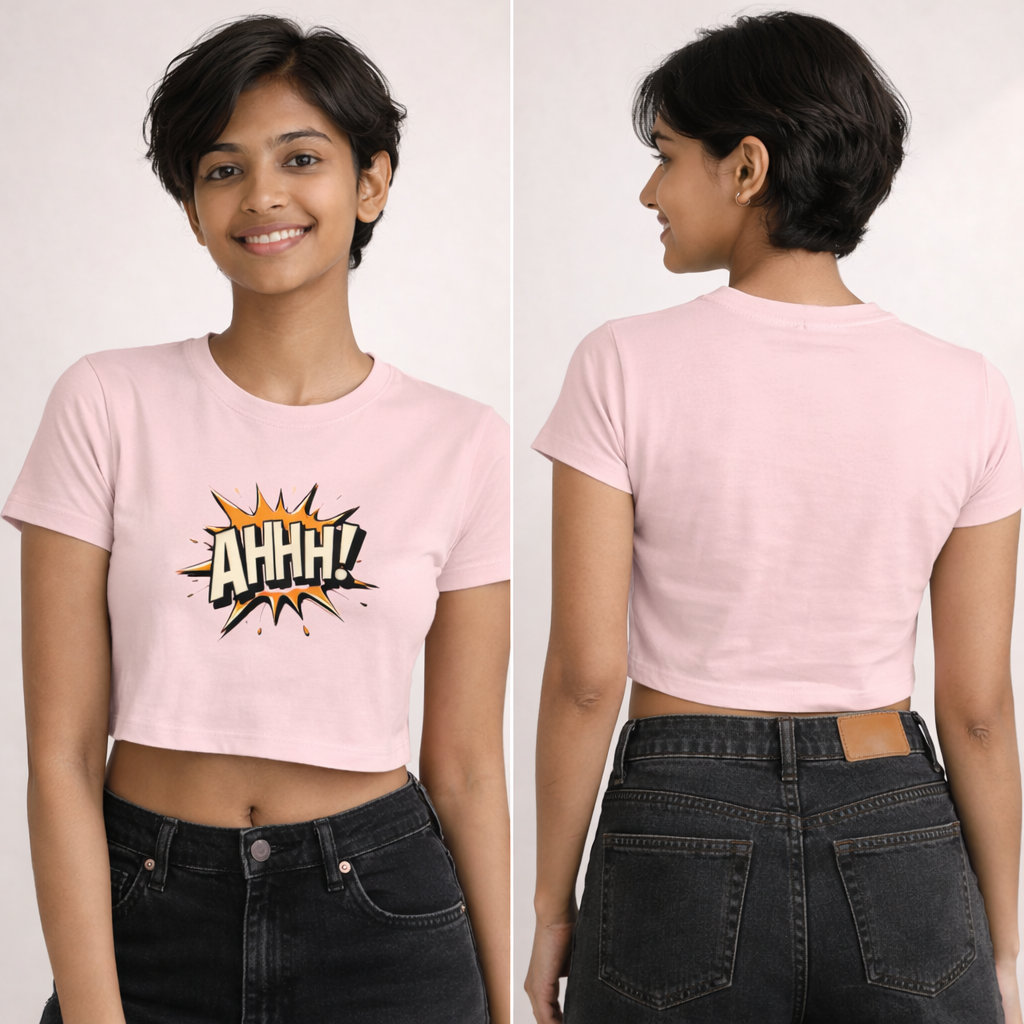 AHHH! Pop Chaos Crop Top