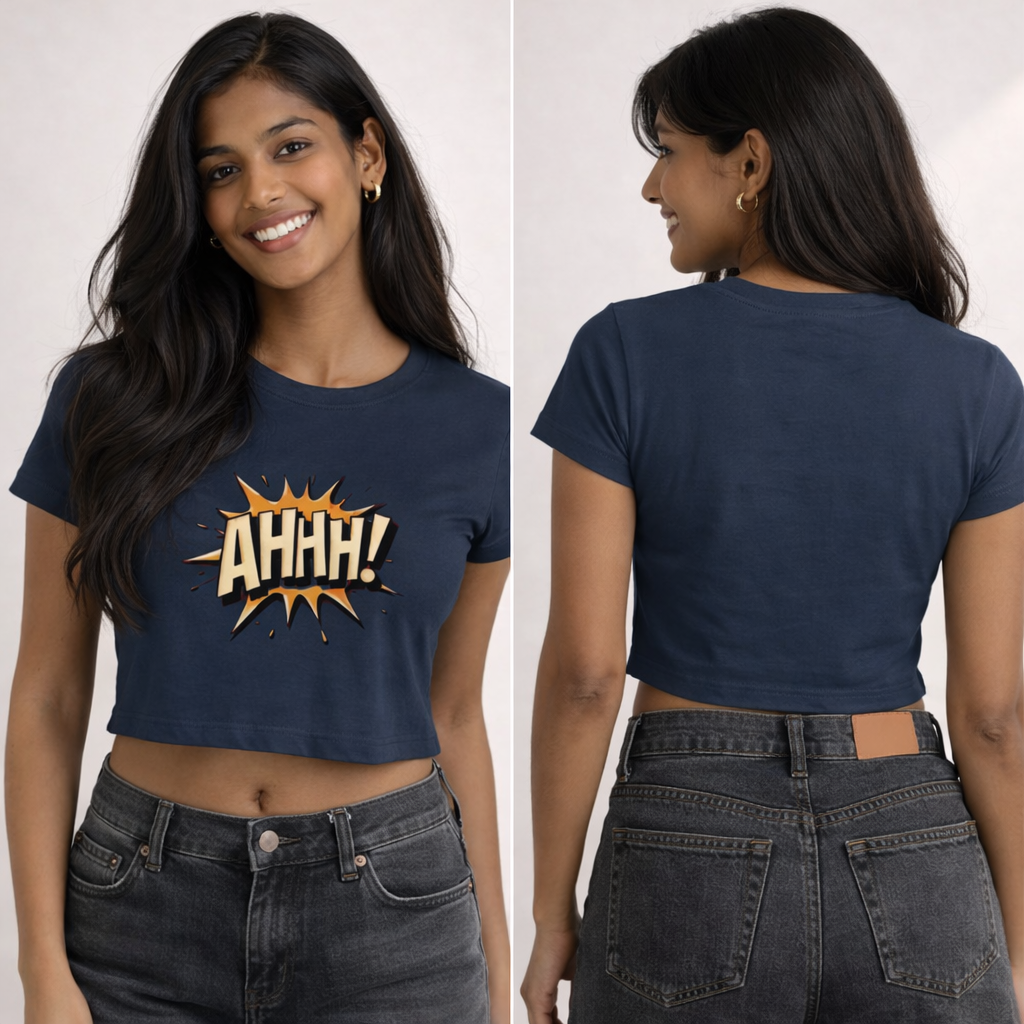 AHHH! Pop Chaos Crop Top