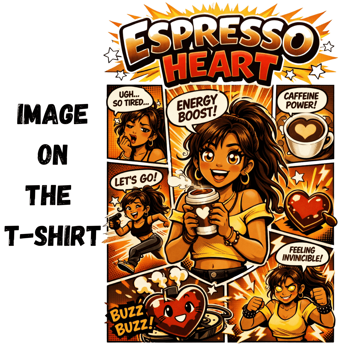 Espresso Heart: Caffeine Made Me Do It ☕❤️🔥