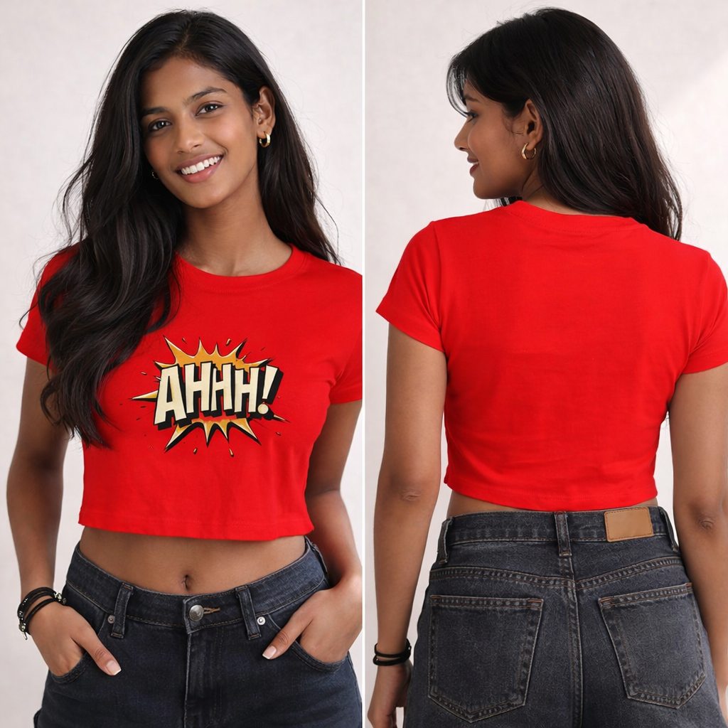 AHHH! Pop Chaos Crop Top