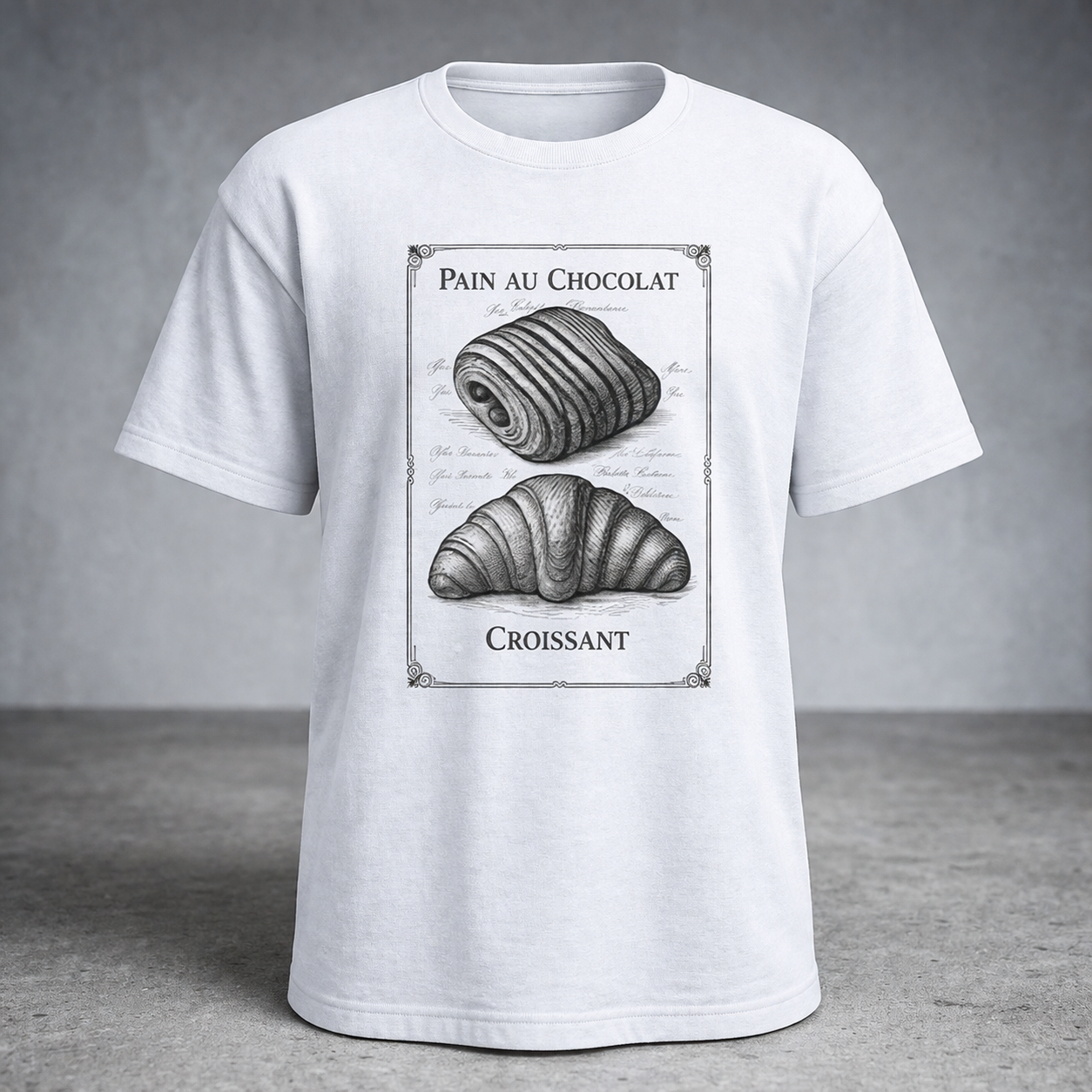 Paris Café Aesthetic Oversized Tee