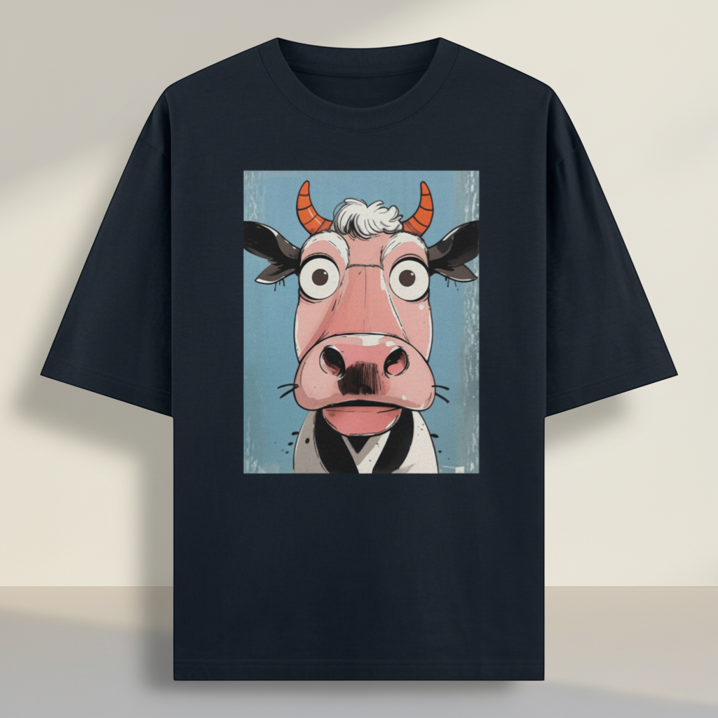 Udder Chaos Oversized Tee 🐮🔥