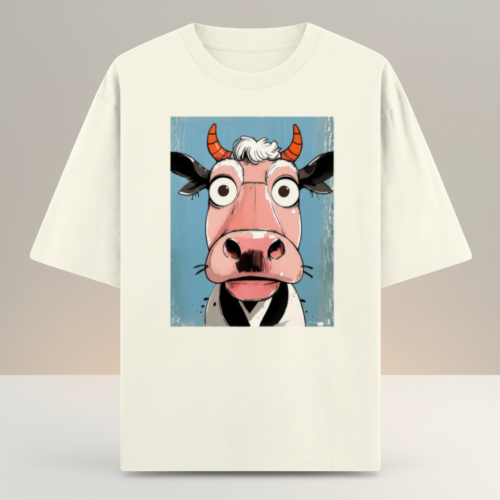 Udder Chaos Oversized Tee 🐮🔥