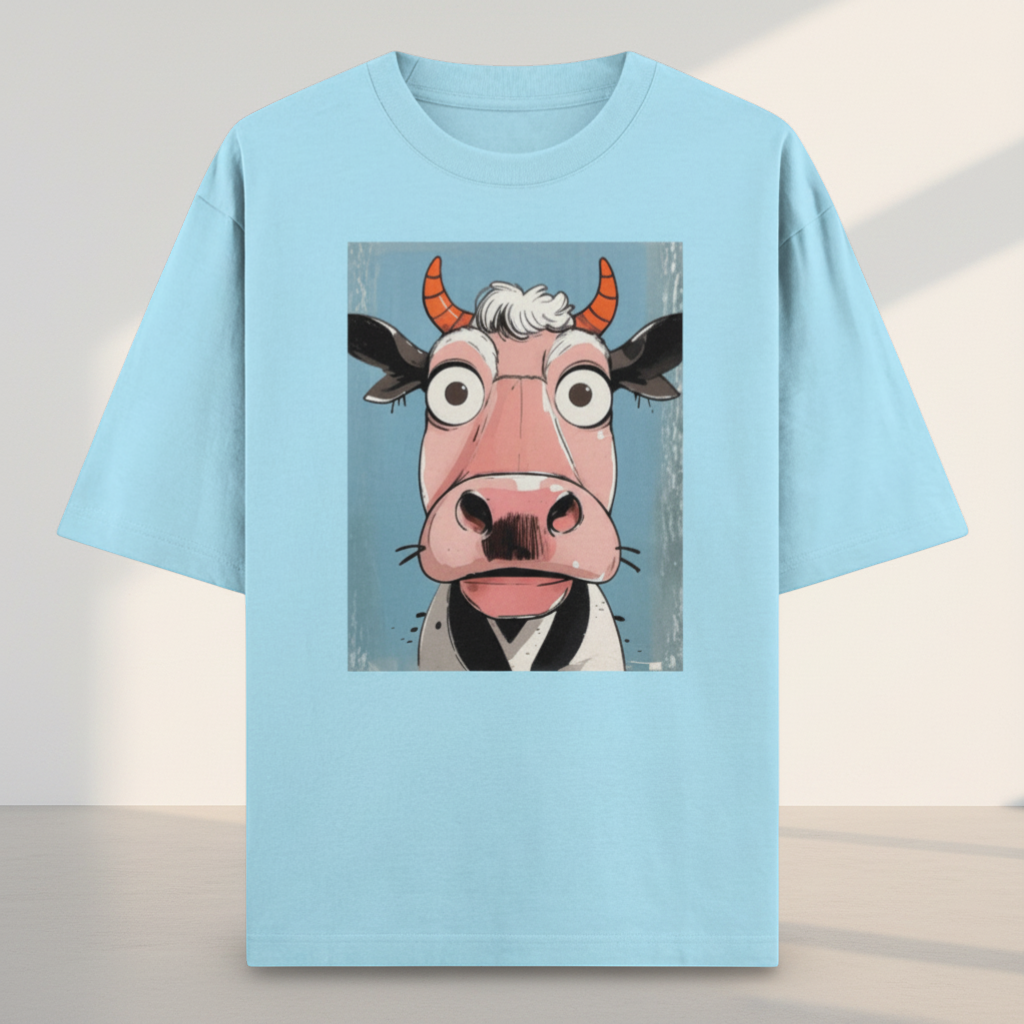 Udder Chaos Oversized Tee 🐮🔥