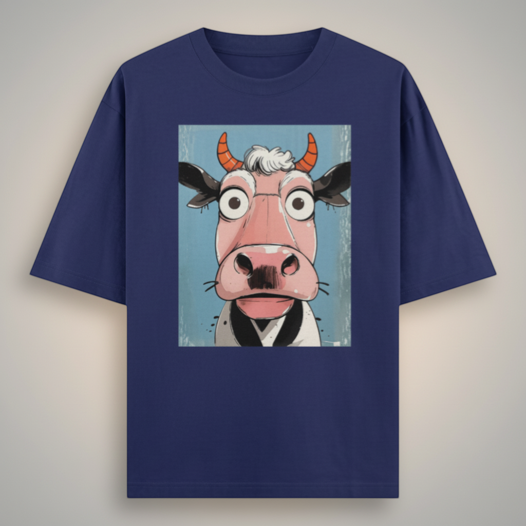 Udder Chaos Oversized Tee 🐮🔥