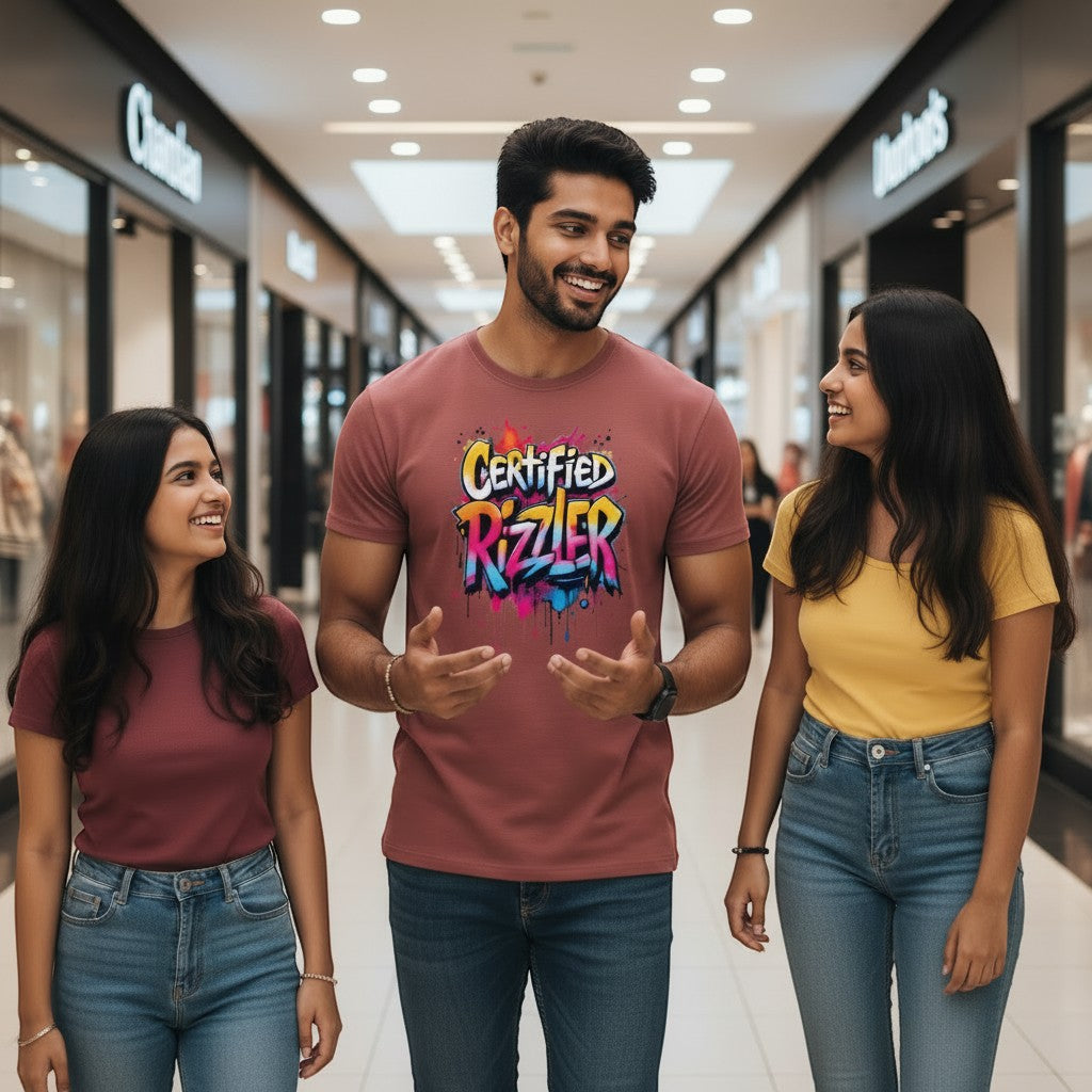 Certified Rizzler – Drip Mode Activated Tee 🔥